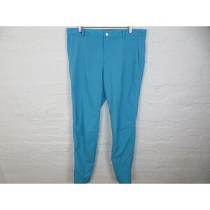 Nike Golf Pants Mens Size 34X34 Blue Stretch Modern Tech Woven Dri Fit 725682
